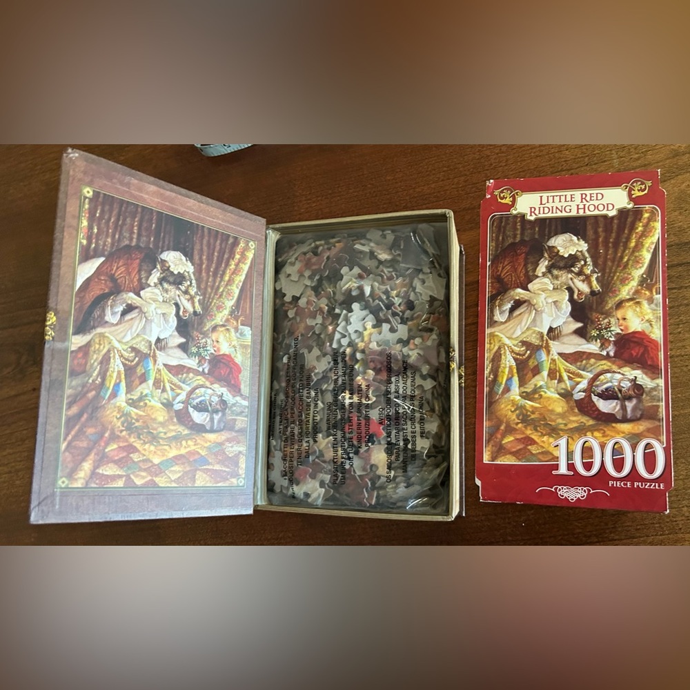 NOS New In Box Little Red Riding Hood Master  Pieces 1000 Puzzle